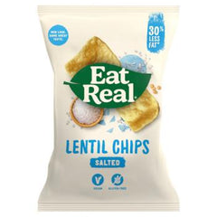 Eat Real Lentil Chips Sea Salt 113G