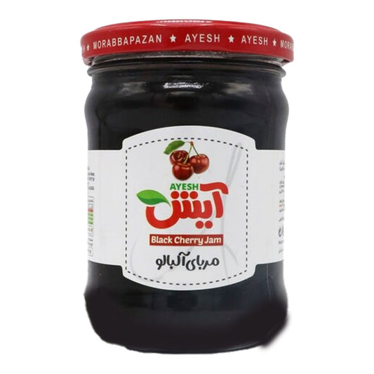 Ayesh black cherry jam 330g