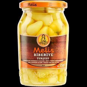 Melis Pickled Baby Peppers Hot 325g