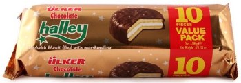 Ulker Halley Chocolate Marshmallow Cookies 240g