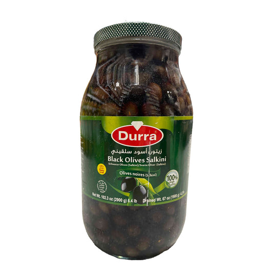 Durra black olives selkini 2900g