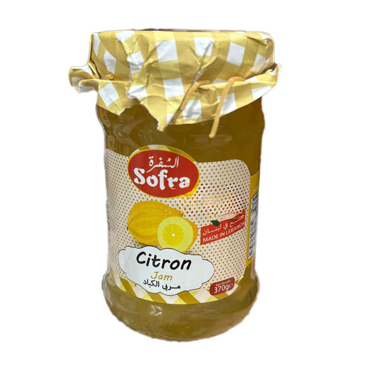 Sofra Citron Jam 370g