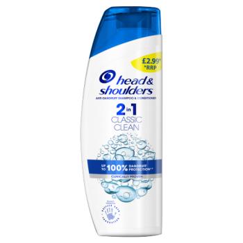 Head & Omuzlar Classic Clean Kepek Önleyici 2'si 1 Arada Şampuan ve Saç Kremi 225ml