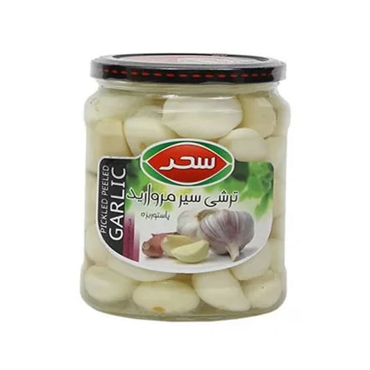 Sahar pickle peeled garlic