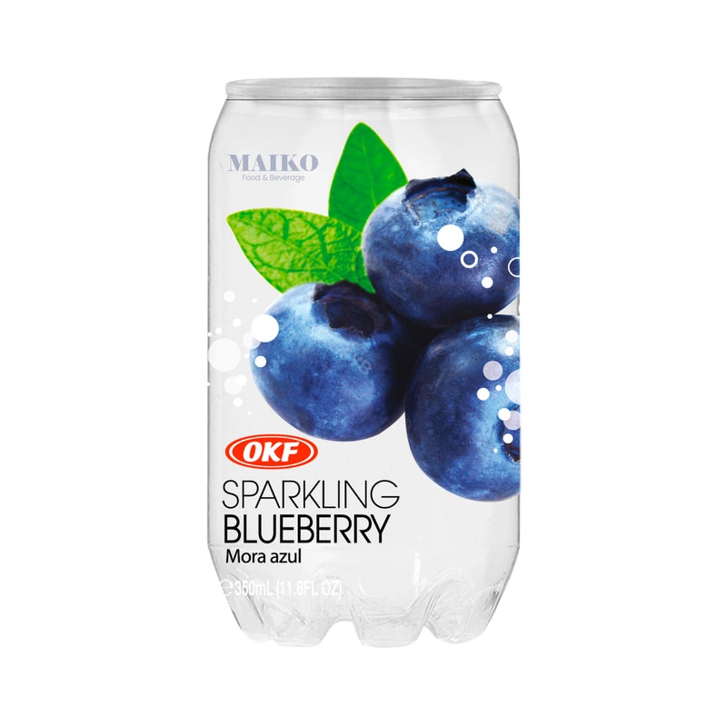 OKF Sparkling Flavored Water Blueberry Arandano 350 ml