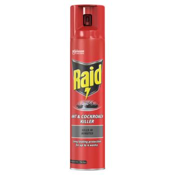 Raid Karınca ve Hamam Böceği Sprey Öldürücü 300 ml