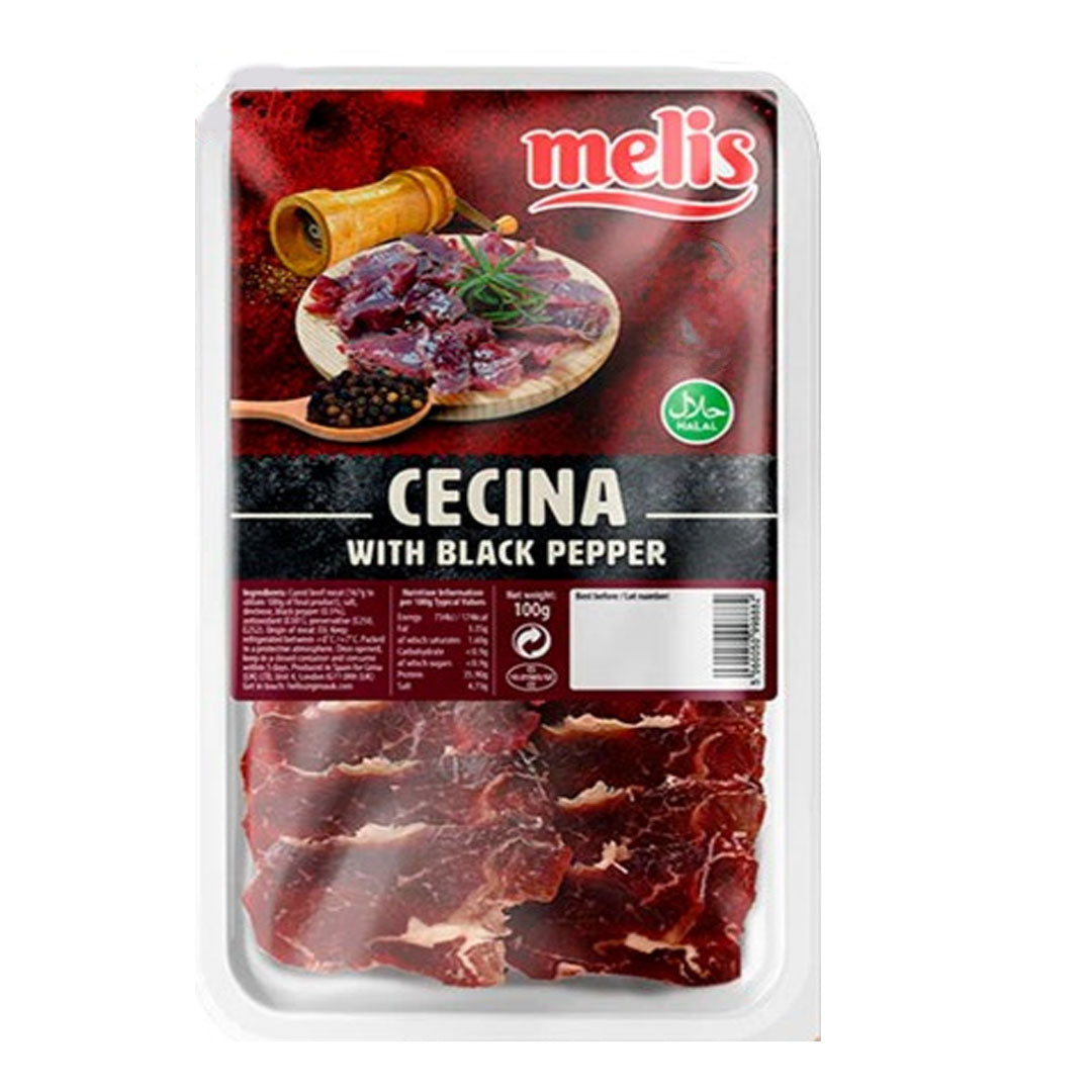 Melis cecina with black pepper 100g