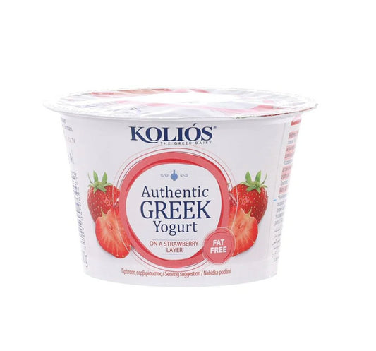 ماست یونانی کولیوس با طعم توت فرنگی ۱۵۰ گرم