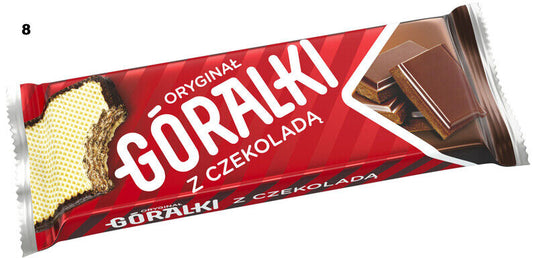 Goralki Kakaolu ve Kremalı Süt Dolgulu Gofret Çikolata Bar 50gr