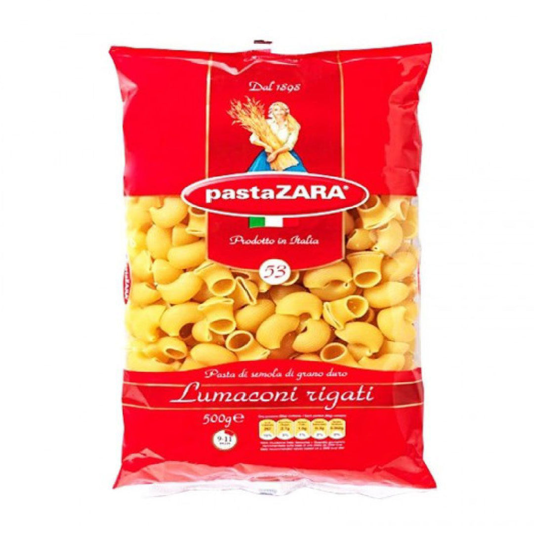 Pasta Zara Lumaconi Rigate 500g