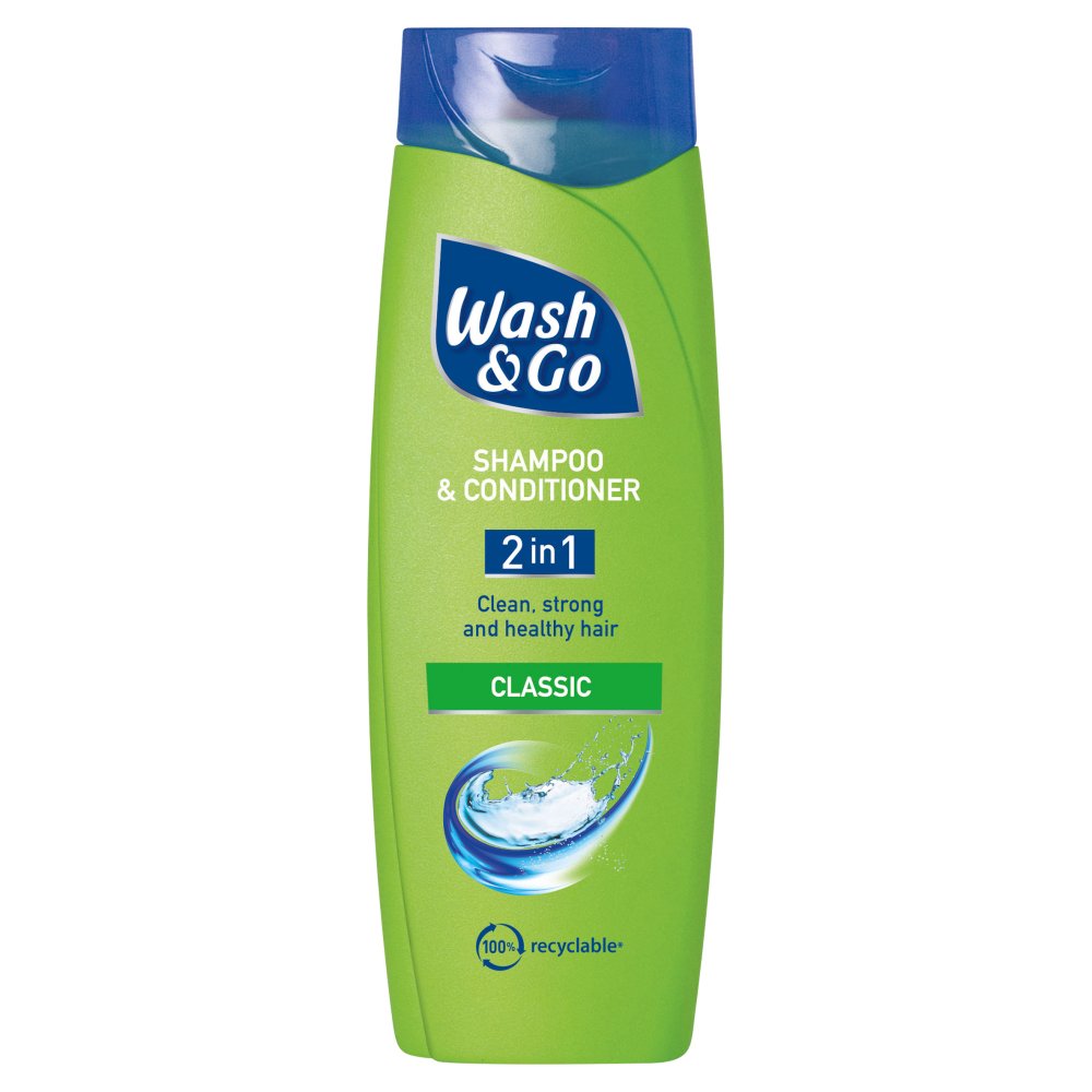 Wash & Go 2'si 1 Arada Şampuan ve Saç Kremi Klasik 200ml