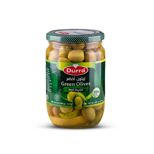 DURRA GREEN OLIVES 650G