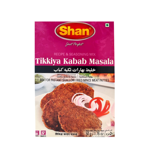 Shan Recipe & Seasoning Mix Tikkiya Kabab Masala 50g