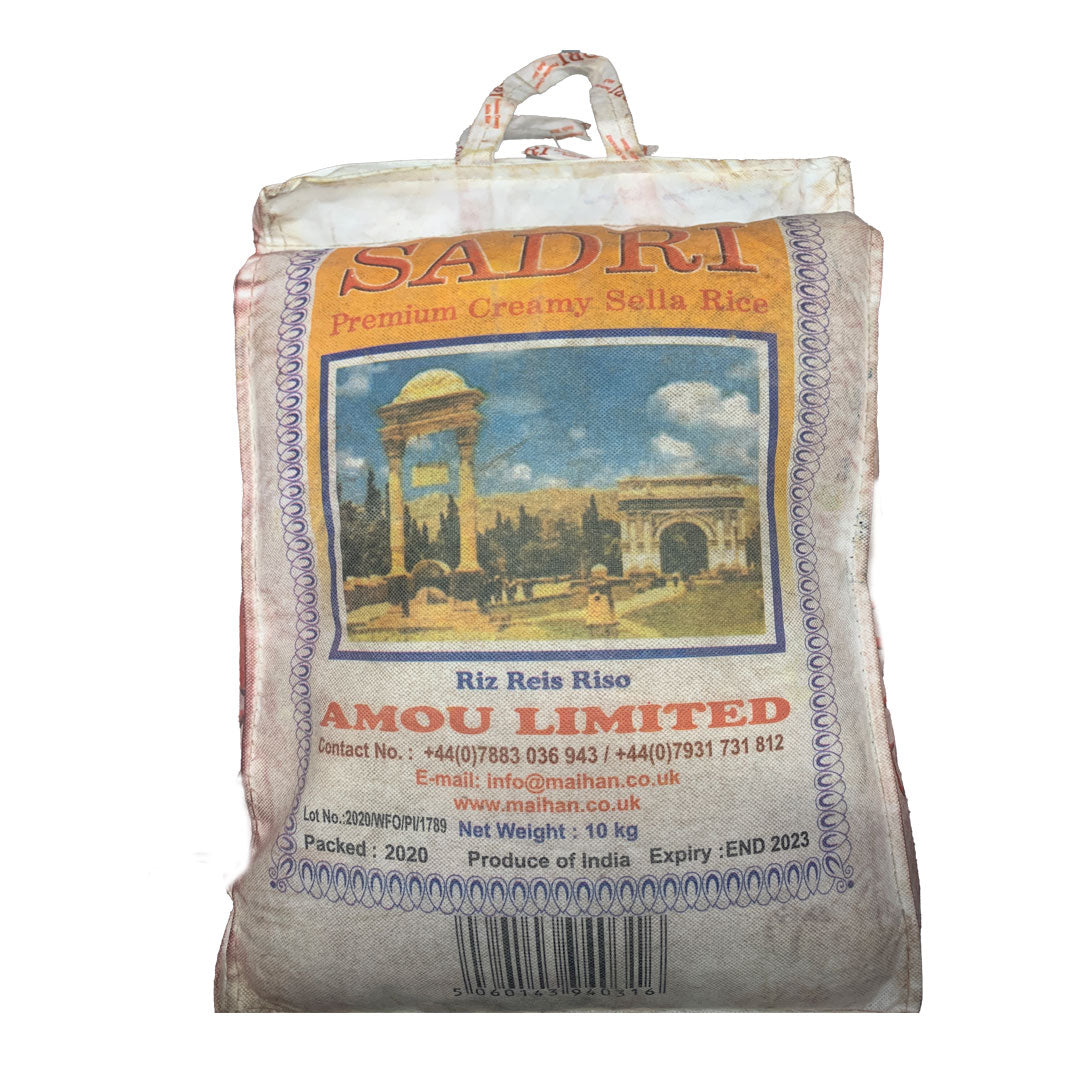 Sadri premium creamy sella rice 10kg