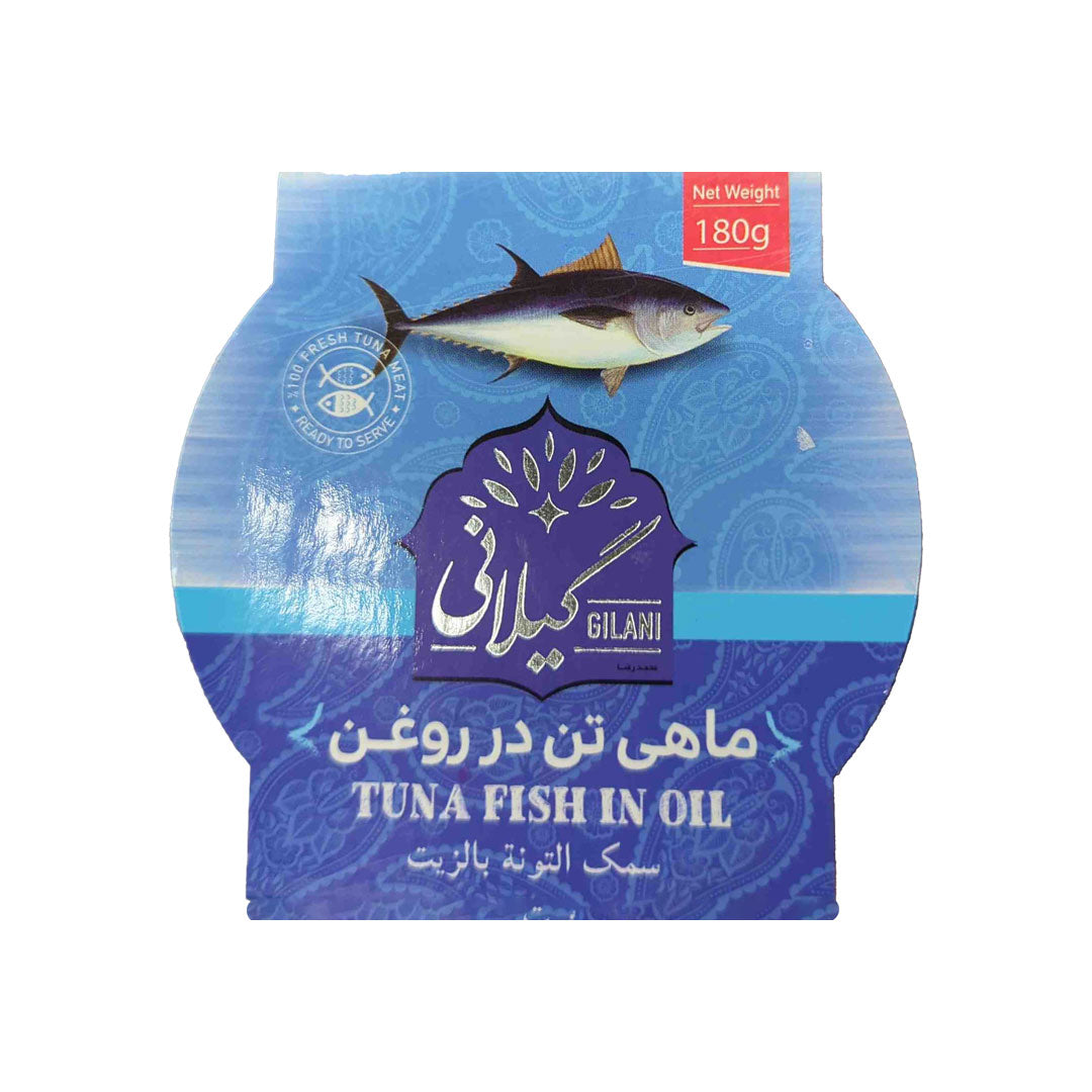 ماهی تن گیلانی در روغن 180 گرم