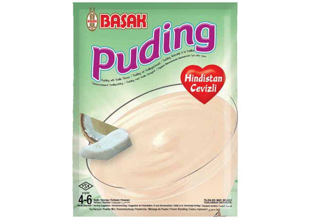 Basak Pudding with Coconut Rende Hindistan Cevizi