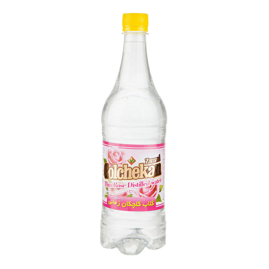 Golchekan zamani 1 litre gül suyu şişesi
