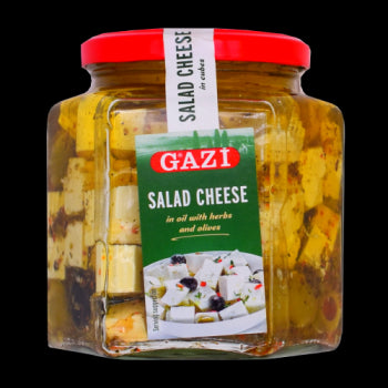 Gazi Salad Cheese in Oil with Herbs & Olives 375g