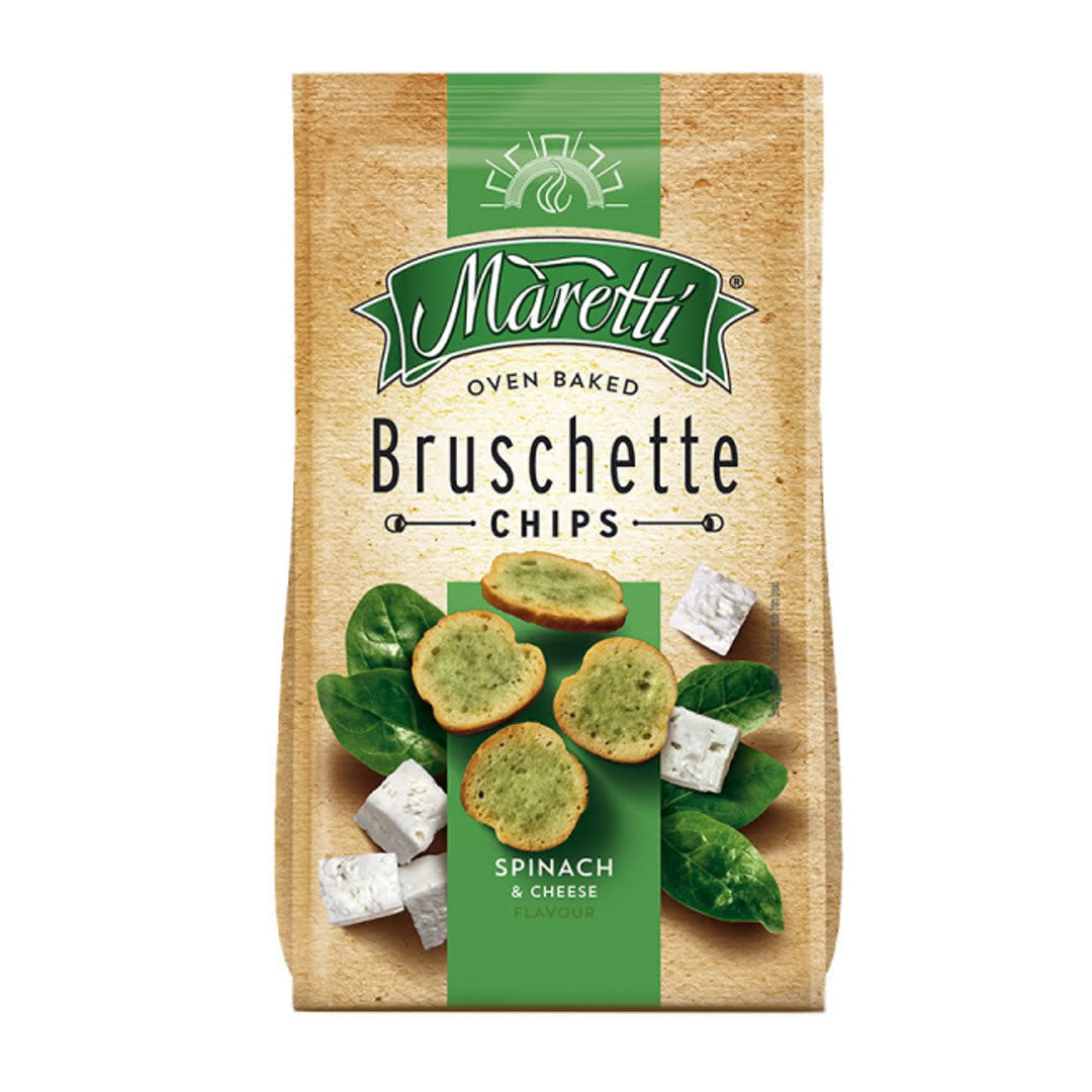 Maretti Bruschette Chips Spinach & cheese 70 g