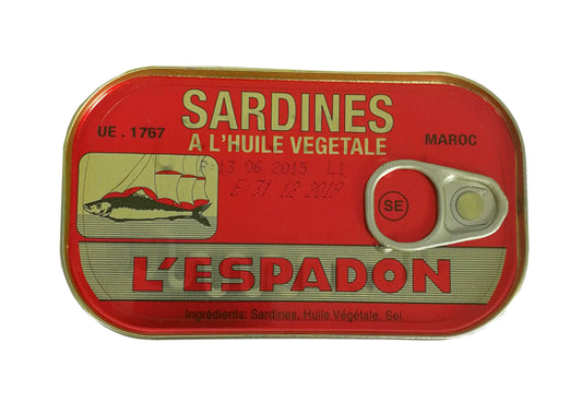 L'ESPADON SARDINES IN VEG OIL