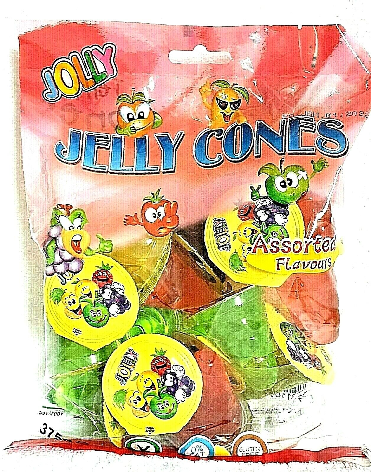 Jelly cones 380 gr