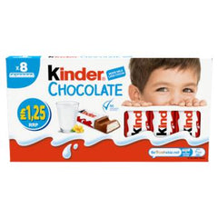 Kinder Chocolate 8 x 12.5g