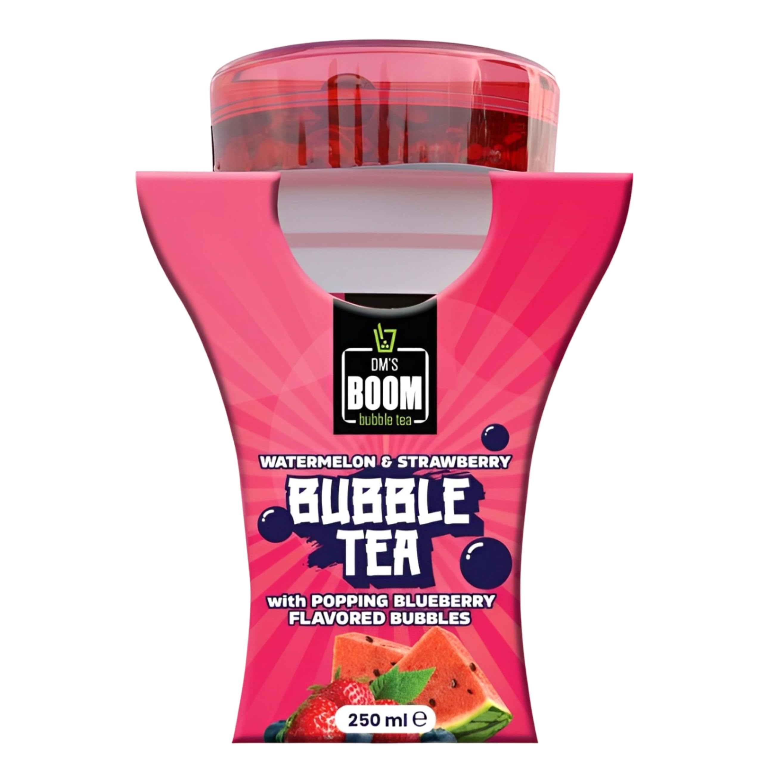 Boom Bubble Tea Karpuz ve Cilek 250ml