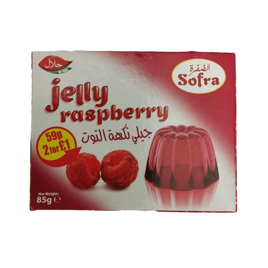 sofra rasberry jelly 85g