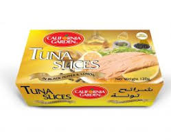 Canned California garden tuna with lemon 185 grams