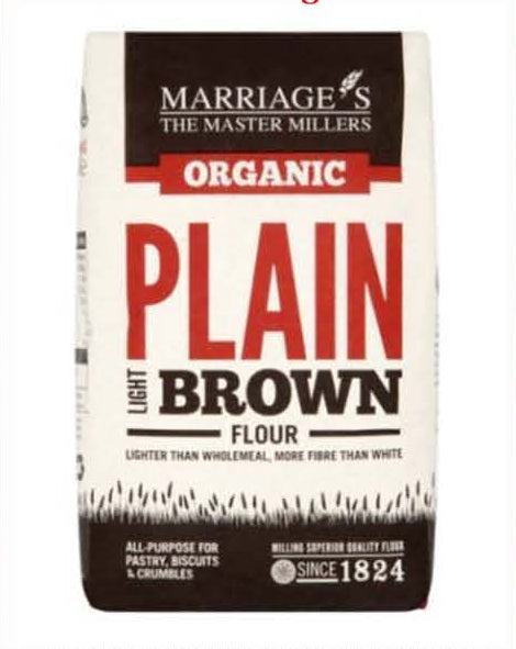 Marriage Organic Plain Brown Flour