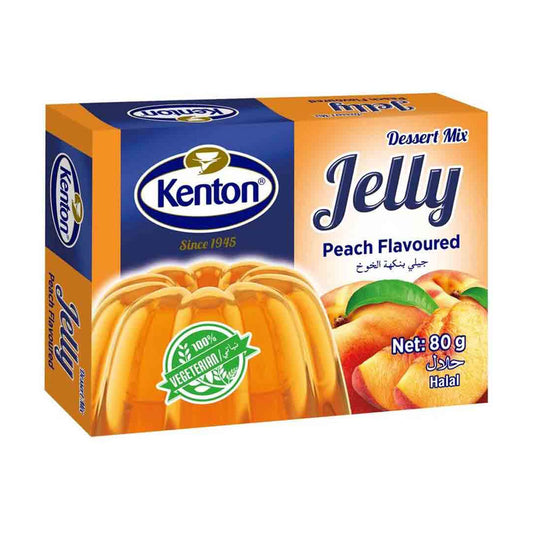 Kenton jelly peach flavoured 80g