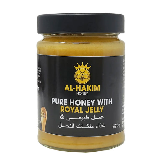 عسل خالص الحکیم با ژل رویال 370 گرم