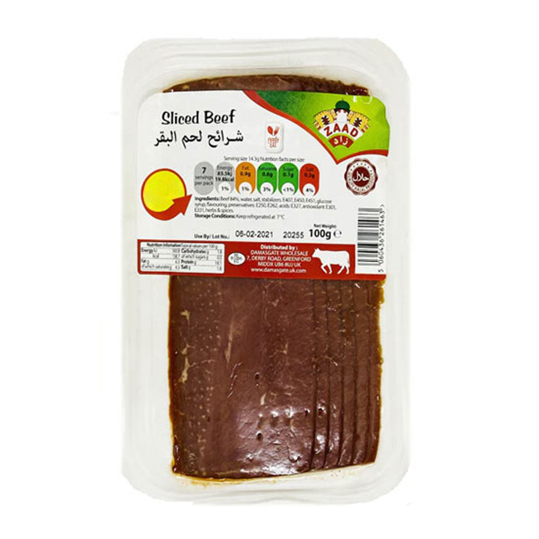 Zaad Sliced Beef 100 gr