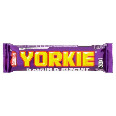 Nestlé Yorkie Raisin & Biscuit Milk Chocolate Bar 44g