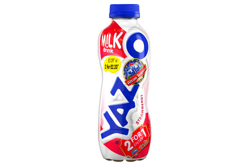 Yazoo Sütlü İçecek Çilek Aromalı 400ml