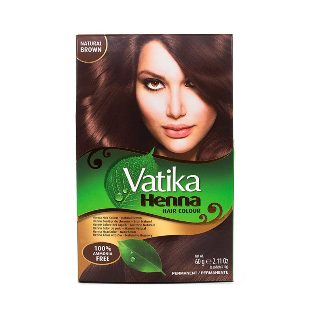 Vatika Henna Hair Colour (Natural Brown)60gr