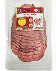 Aynoor sliced turkey salami 150 gr