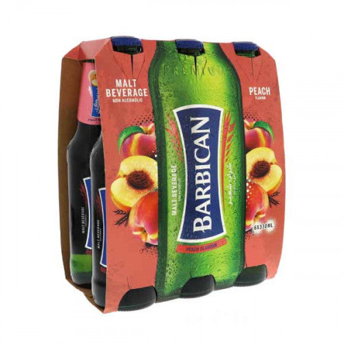 Barbican Peach Non-Alcoholic Malt Beverage 6x330ml