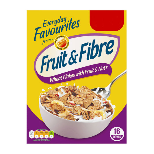 Fruit & Fibre Wheat Flakes with Fruit & Nuts 500g