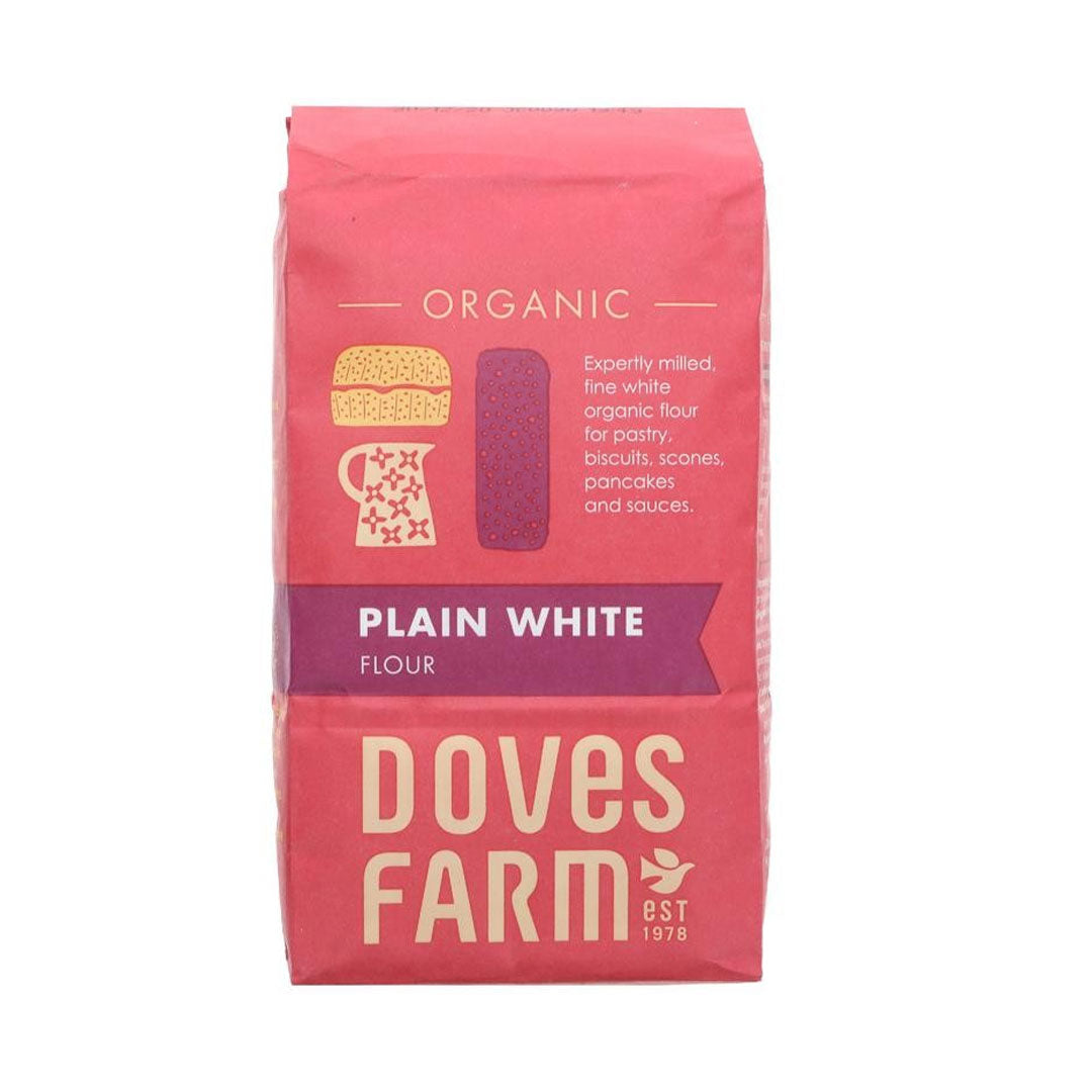 Doves farm organic plain white flour 1kg