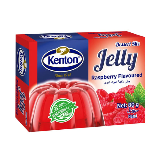 Kenton jelly raspberry flavoured 80 gr