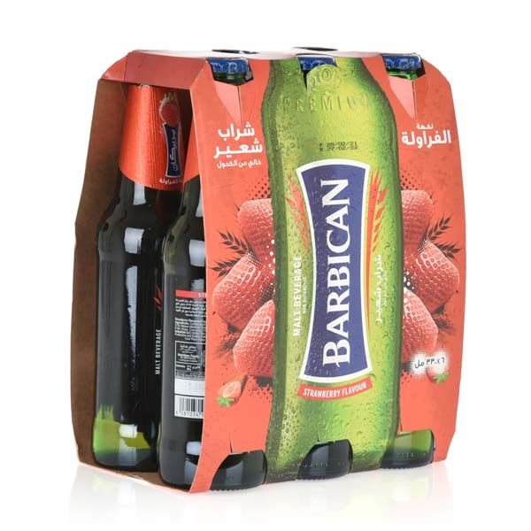 Barbican Malt Beverage Strawberry 6 x 330ml