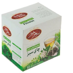 Saharkhiz green tea tea, pack of 12