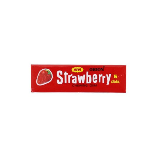 Orion strawberry gum, pack of 5