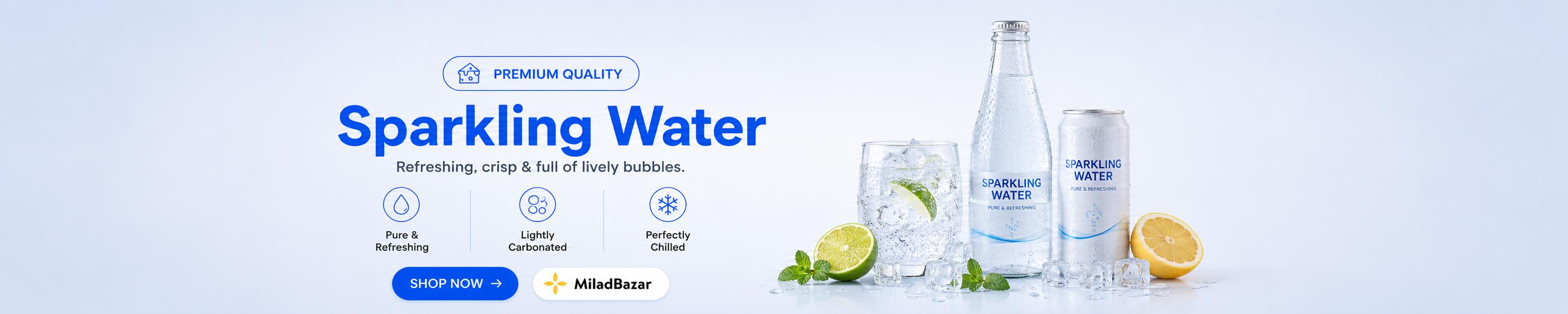 sparkling water