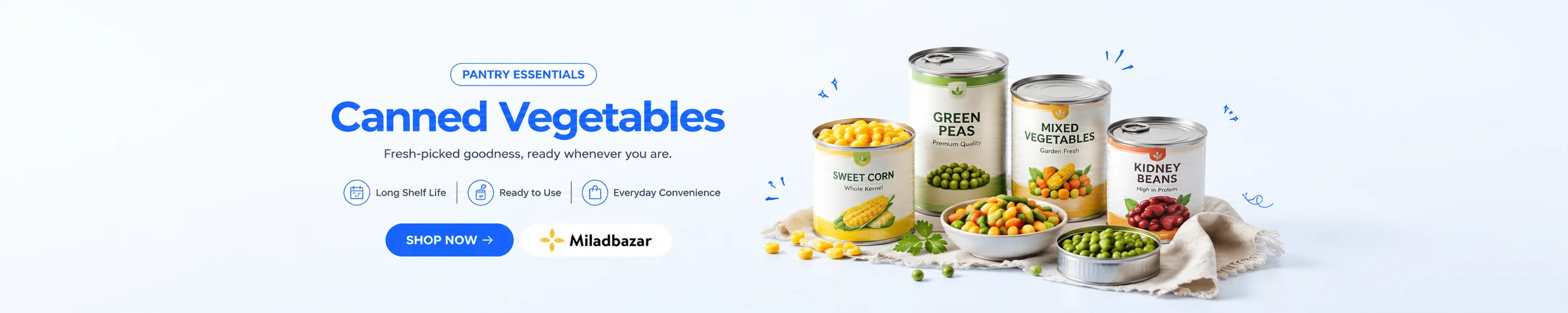 canned vegetables